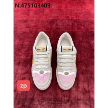 [WZ1] 구찌 스크니너 핑크 GG로고 자수 더티 스니커즈 (한 치수 더 크다) Gucci