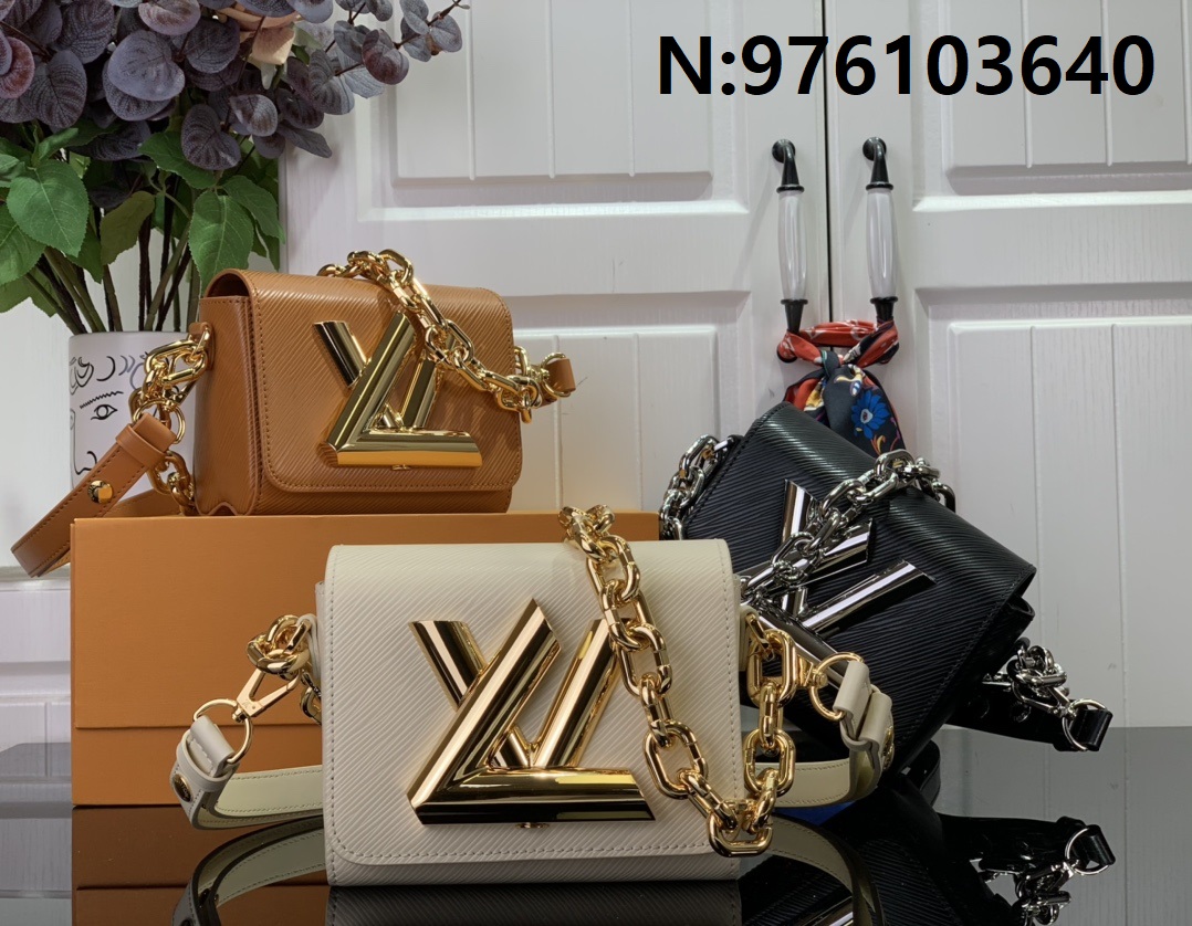 [88factory] 루이비통 트위스트 락 XL 골드 미엘 M22296 M22297 16.5*19*8.5cm 3컬러 