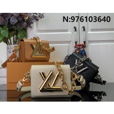 [88factory] 루이비통 트위스트 락 XL 골드 미엘 M22296 M22297 16.5*19*8.5cm 3컬러 