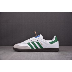 【TOP】AD Originals Samba OG 白绿 IG1024 아디다스