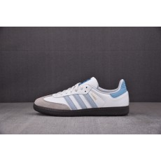 【NEW 纯原】AD Originals Samba OG 白蓝 ID2055 아디다스
