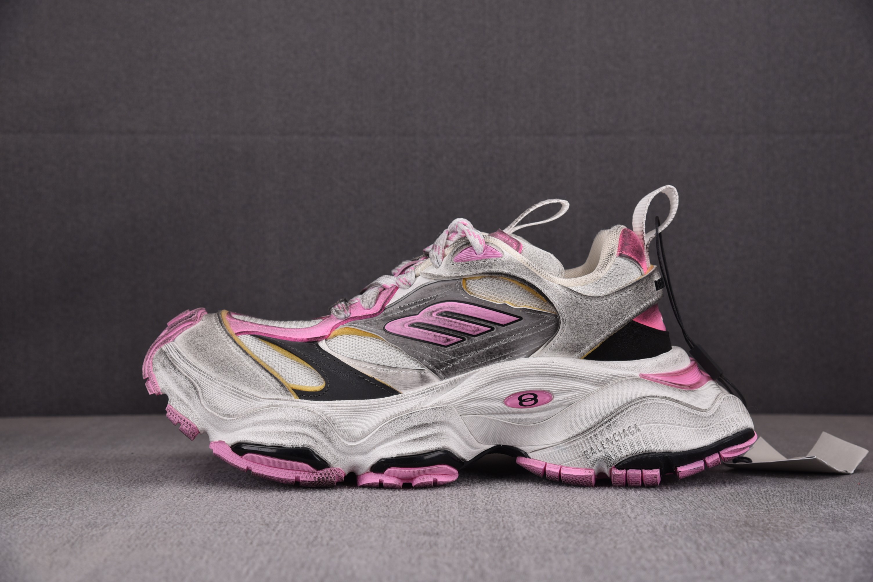[XA]발렌시아가  Balenciaga CARGO 카고 스니커즈 화이트 핑크