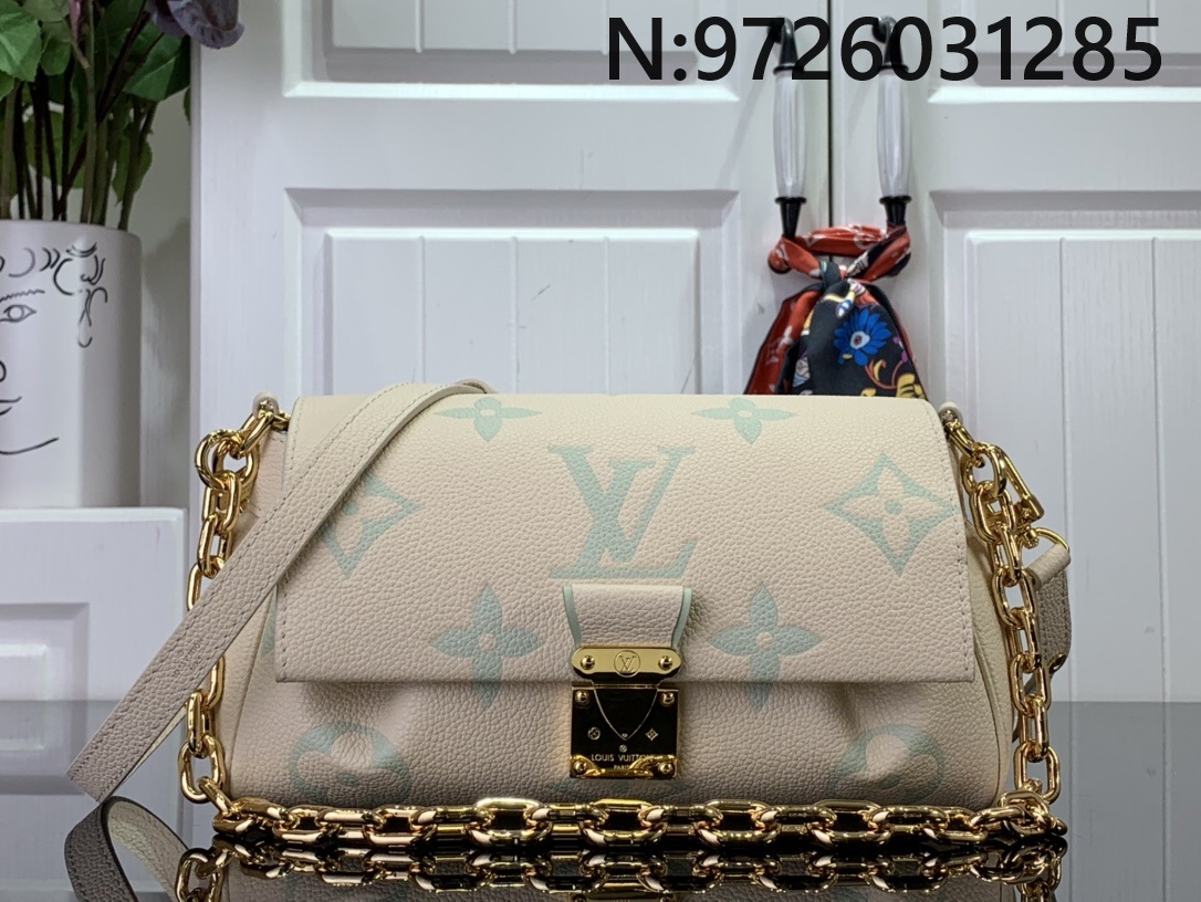 [88factory] 루이비통 페이버릿 모노그램 앙프렝뜨 레더 크림 24*14*9cm M46842 M45813 