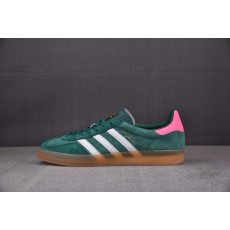 【纯原】AD Oiginals Gazelle Indoor Ieather-Trimmed Suede 绿白 IG5929 아디다스