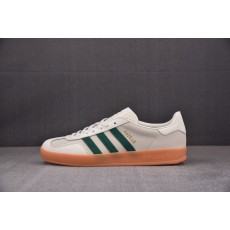 【纯原】AD Oiginals Gazelle Indoor T头鞋 白绿 ID2567 아디다스
