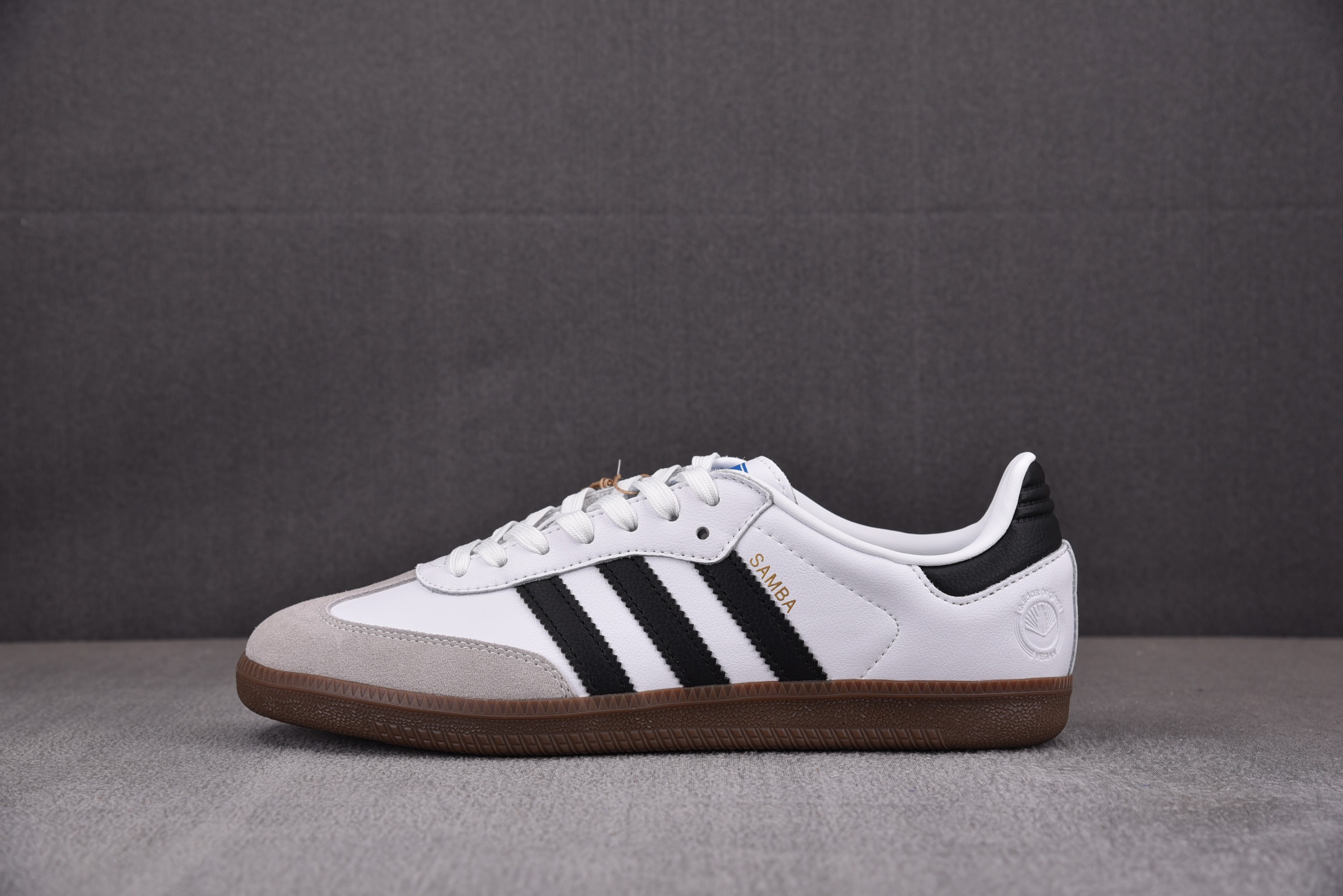 【TC头层】Ad Samba Vegan 白黑灰 钢印 FW2427 아디다스