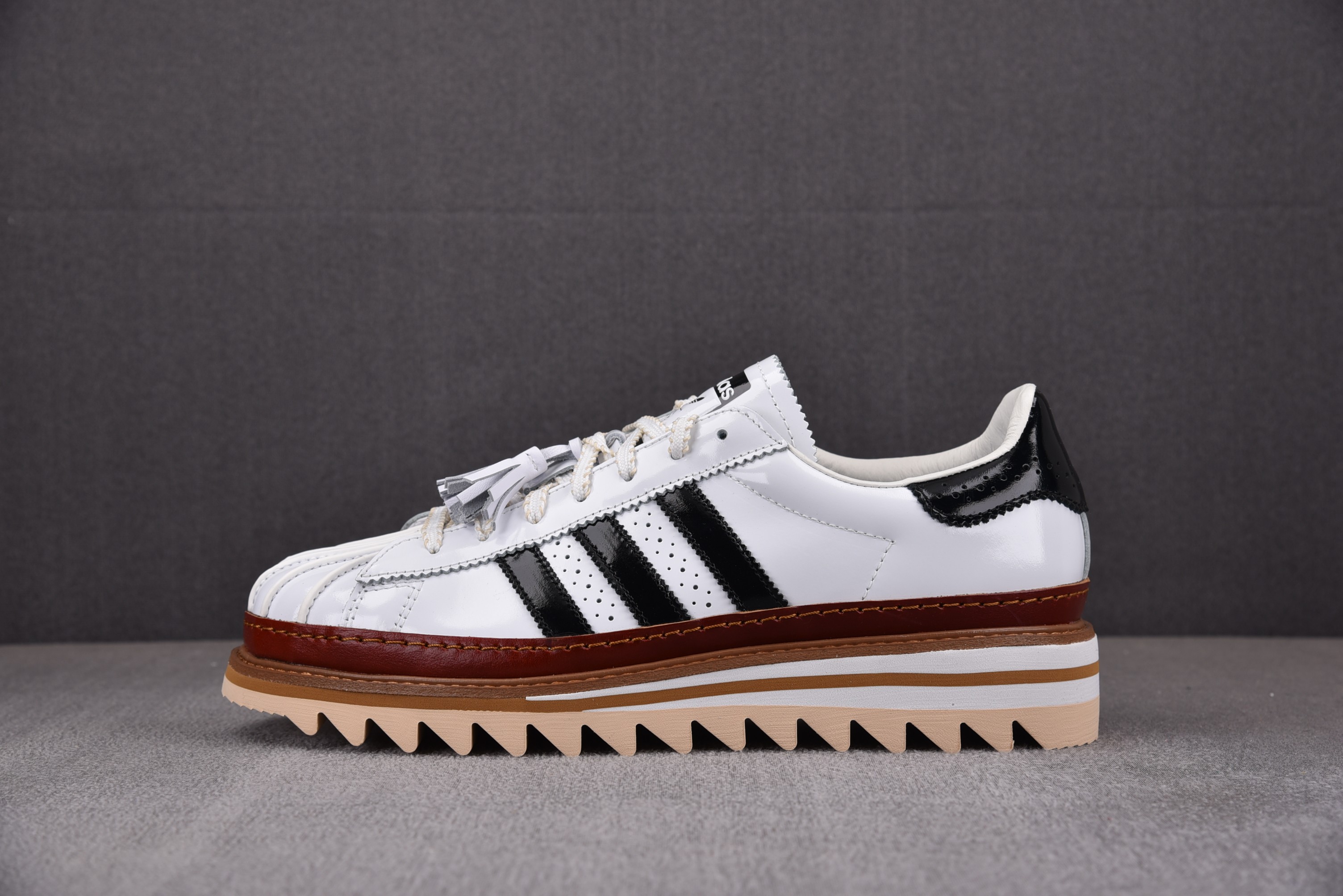 【PK】CLOT x Ad Originals Superstar 花雕鞋 陈冠希联名 白黑 IH3132 아디다스