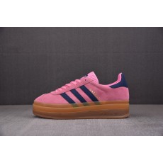 【纯原】W Ad Originals Gazelle Bold 厚底 粉色 H06122 아디다스