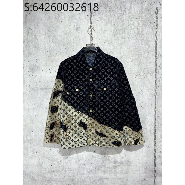 [사슬공장] 루이비통 24SS 모노그램 배색 플록 데님 자켓 LOUIS VUITTON