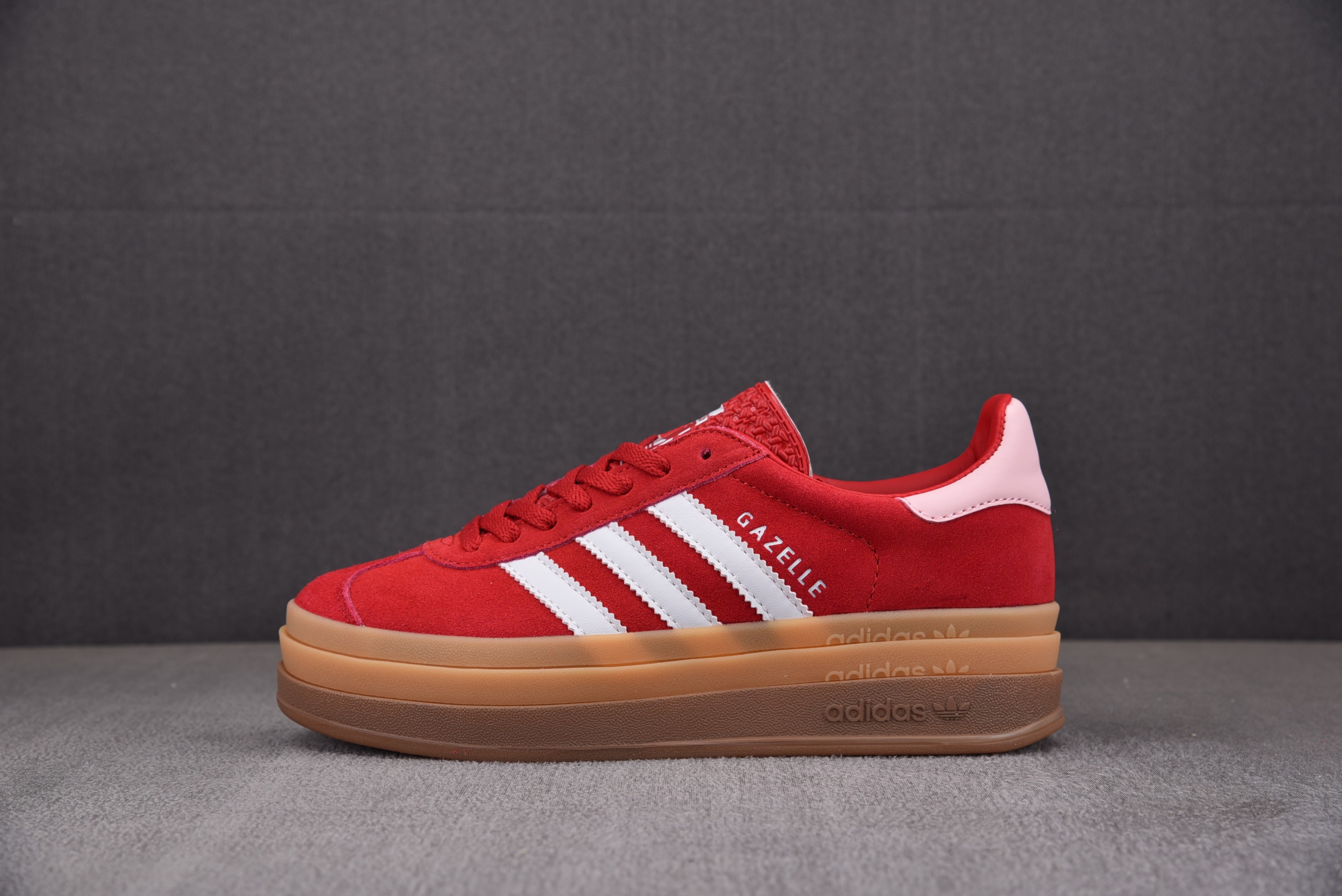 【纯原】AD Originals Gazelle BOLD 红白 ID6997 아디다스