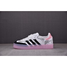 Hello Kitty凯蒂猫 x Ad Originals 2.0 女款 白黑粉 ID7295 아디다스