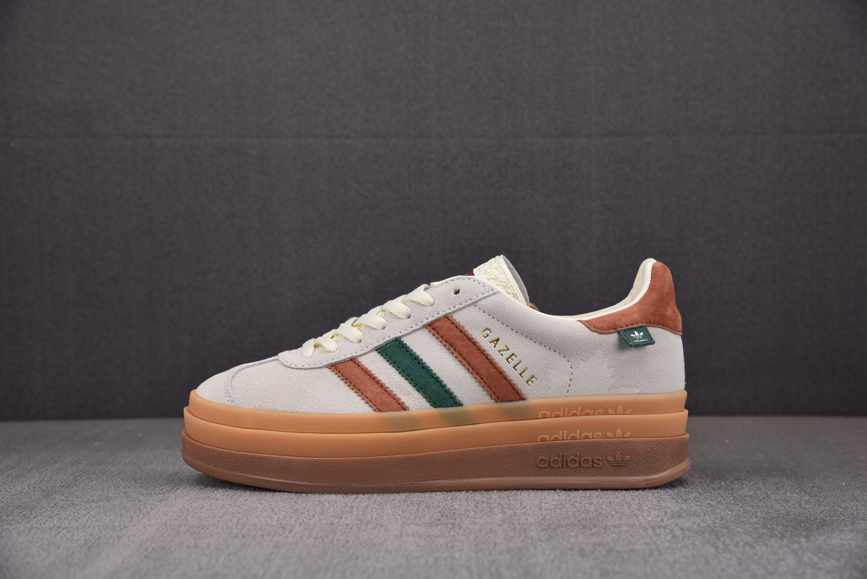 【纯原】AD Originals Gazelle Bold 棕褐色 IG3685 아디다스