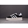 【纯原】AD Originals Gazelle 黑白 增高厚底 HQ6912 아디다스