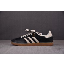 【TOP】WALES BONNER x AD Originals Samba Pony Tonal 黑色 IE0580 아디다스