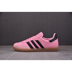 【纯原】INTER MIAMI CF x AD Originals Samba 粉黑 IH8158 아디다스