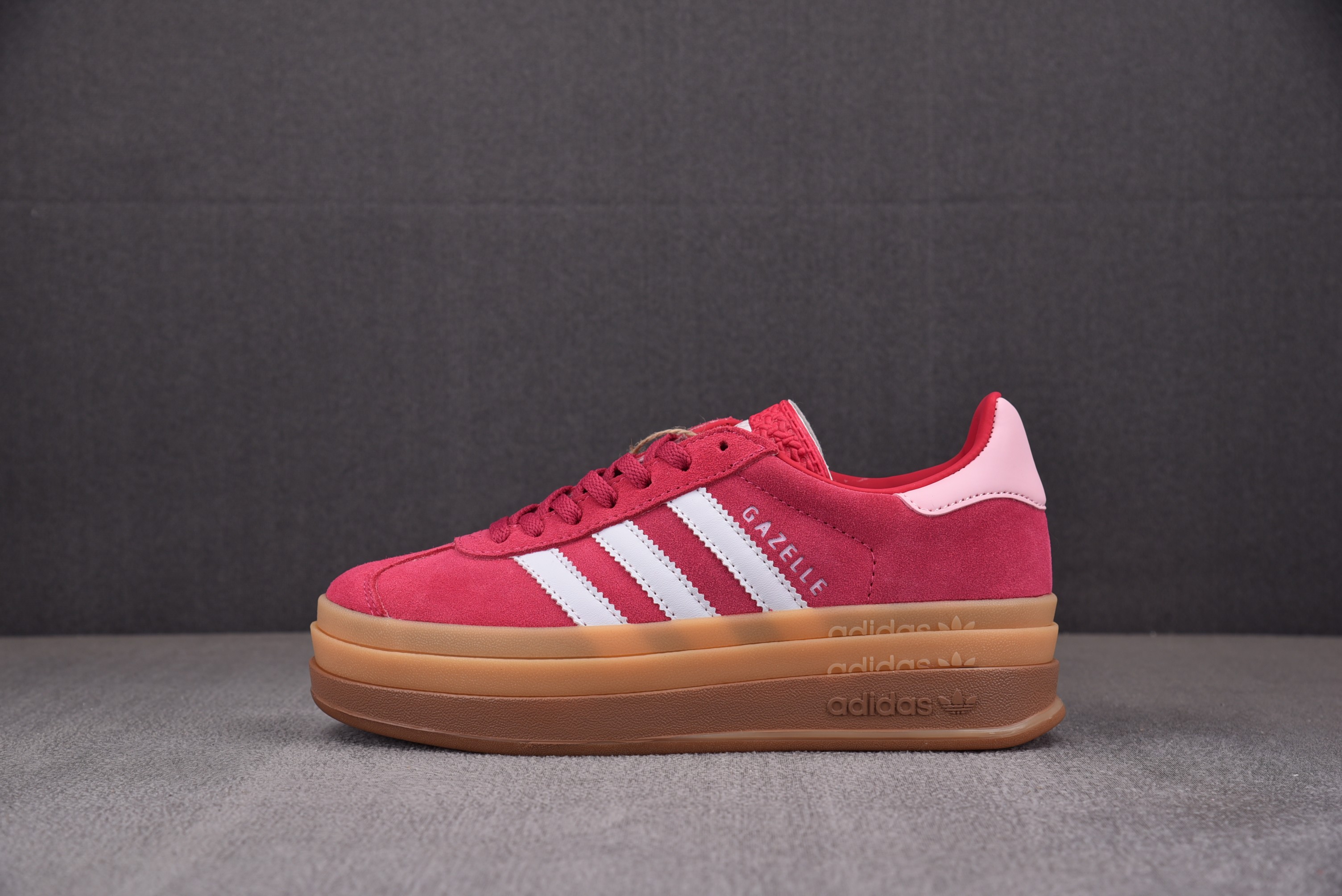 【纯原】AD Originals Gazelle BOLD 红白 ID6997 아디다스