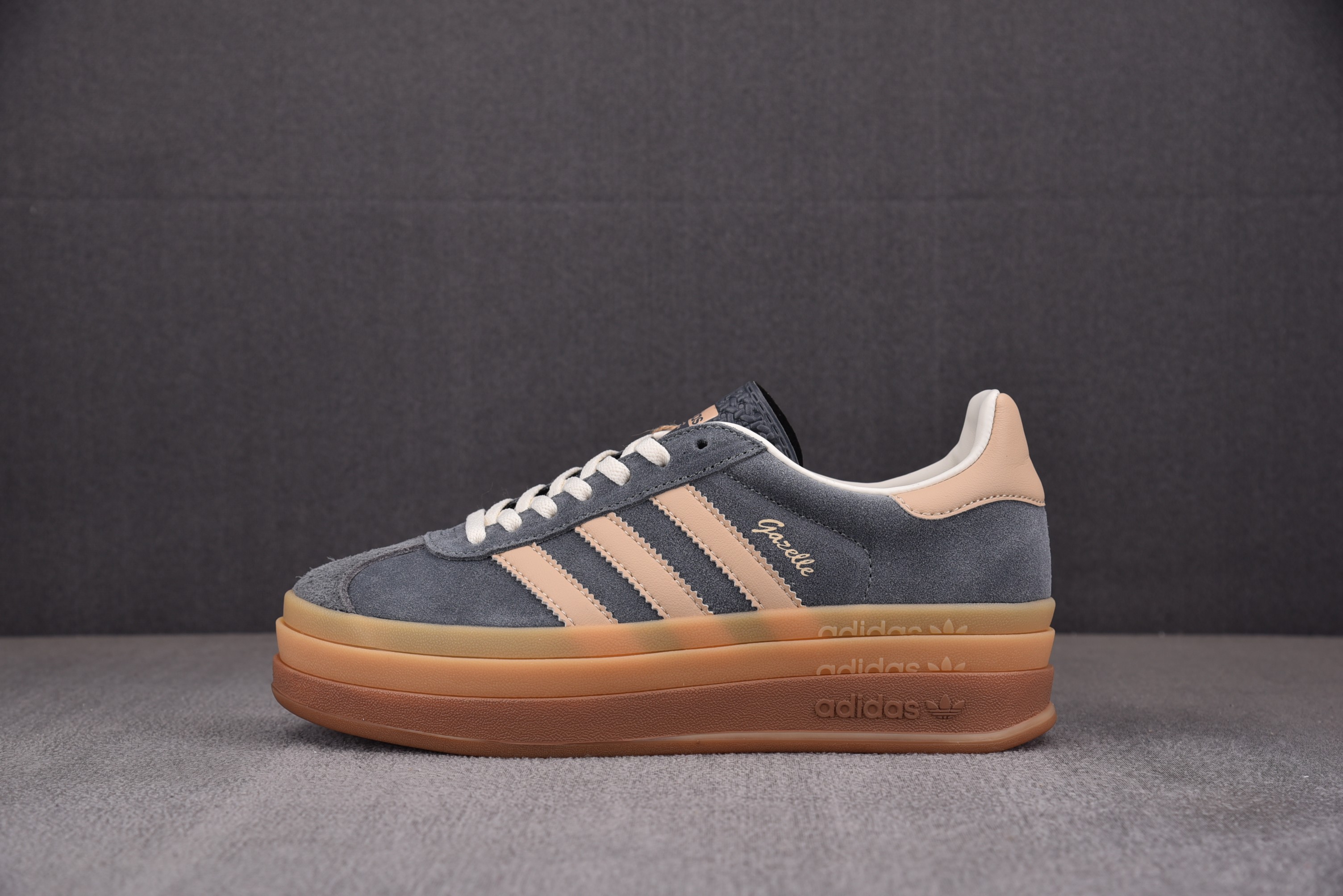 【纯原】AD Originals Gazelle BOLD 灰棕 IE0428 아디다스