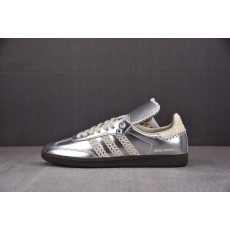 【TOP】Wales Bonner x Ad Originals Samba 联名板鞋 银色 IG8181 아디다스