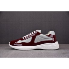 【ZG】PRADA 漆皮织物 漆红白...
