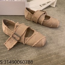 [QR 5009] 디올 24SS 발레리나 슈즈 베이지 Dior