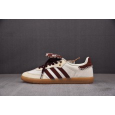 【TOP】WALES BONNER x AD Originals Samba Pony Tonal 白棕 IE0586 아디다스