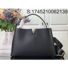 [88factory] 루이비통 카퓌신 GM 수플 블랙 M24607 38*16*23cm 