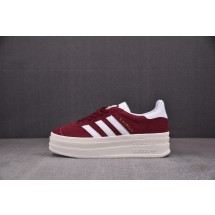 【纯原】Ad Originals Gazelle BOLD W 酒红 HQ6892 아디다스