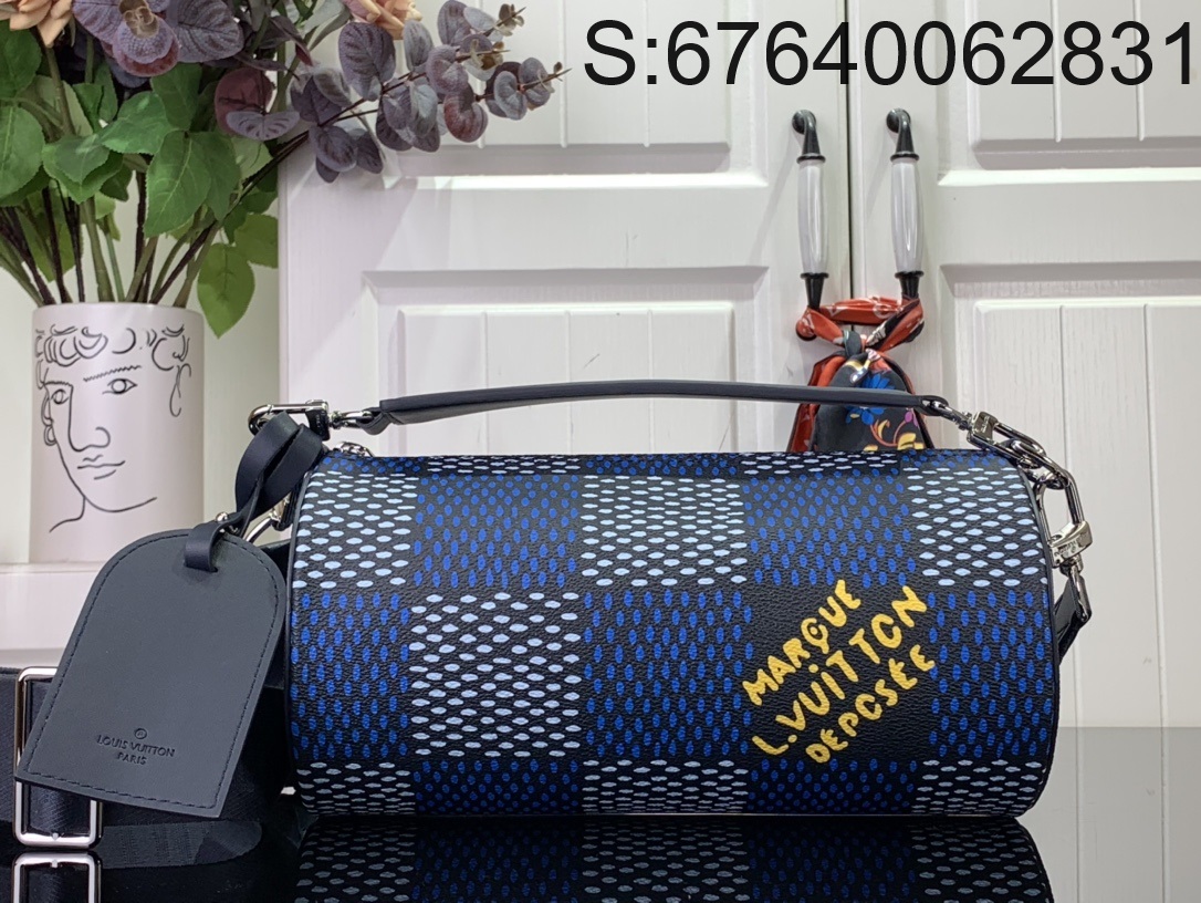 [88factory] 루이비통 소프트 폴로숑 PM 블루 N40695 26*14*14cm