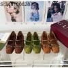 [327] 구찌 24SS 양가죽 스웨이드 메리제인 플랫 발레나 3컬러 Gucci