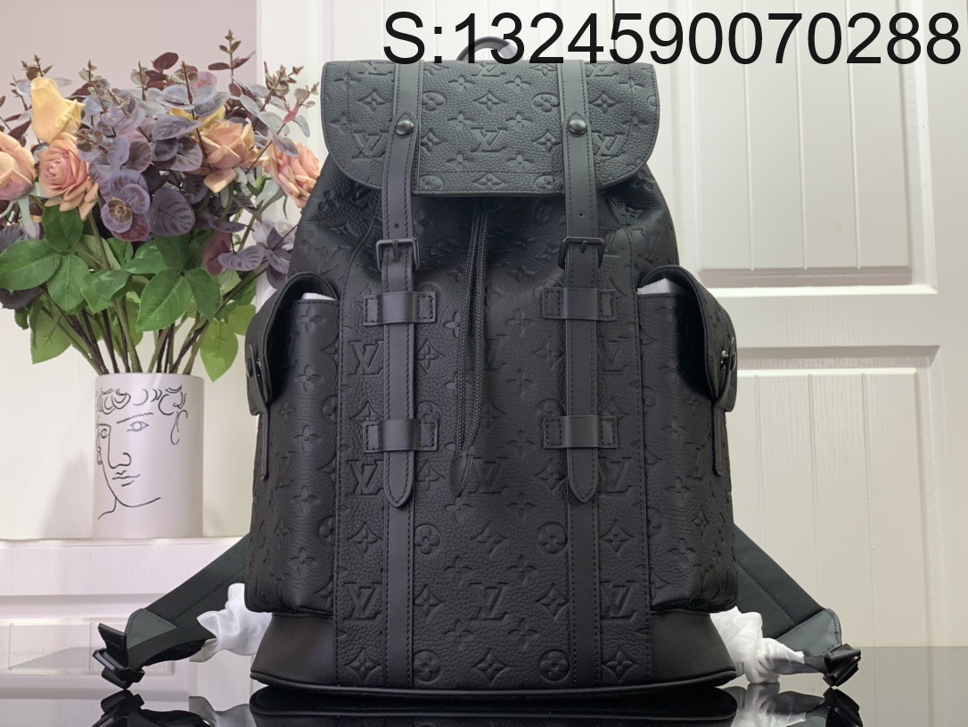 [88factory] 루이비통 크리스토퍼 MM 블랙 M55699 33*13*44cm 