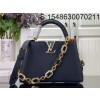 [88factory] 루이비통 카퓌신 BB 네이비 M25211 27*18*9cm 