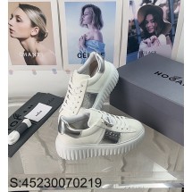 [327] 호건 HOGAN H-STRIPES 스니커즈 은색 5.5cm 커플