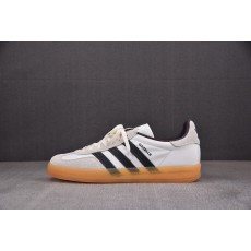 【纯原】Hikari Shibata x AD Originals Gazelle Indoor 白黑 IH9985 아디다스