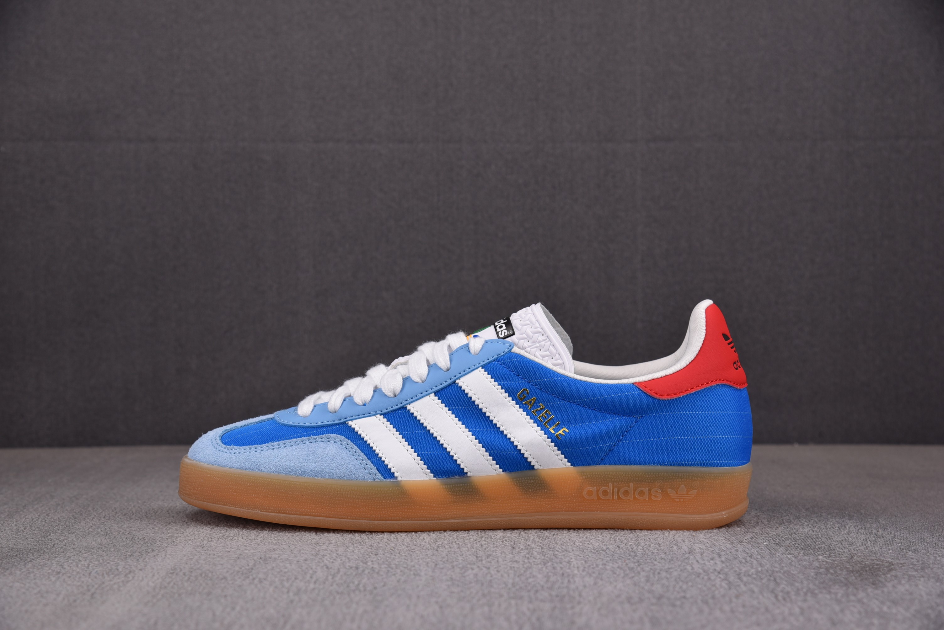 【纯原】AD Originals Gazelle Indoor 蓝色 IF9643 아디다스