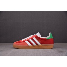 【纯原】AD Originals Gazelle Indoor 红白绿 IF9641 아디다스