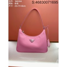 블랙프레임공장 프라다 리에디션 리나일론 미니백 1NE204 22*18*6.5cm 핑크 