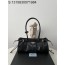 블랙프레임공장 프라다 보니 미디엄 가죽 핸드백 1BA426 32*15.5*12cm 블랙 