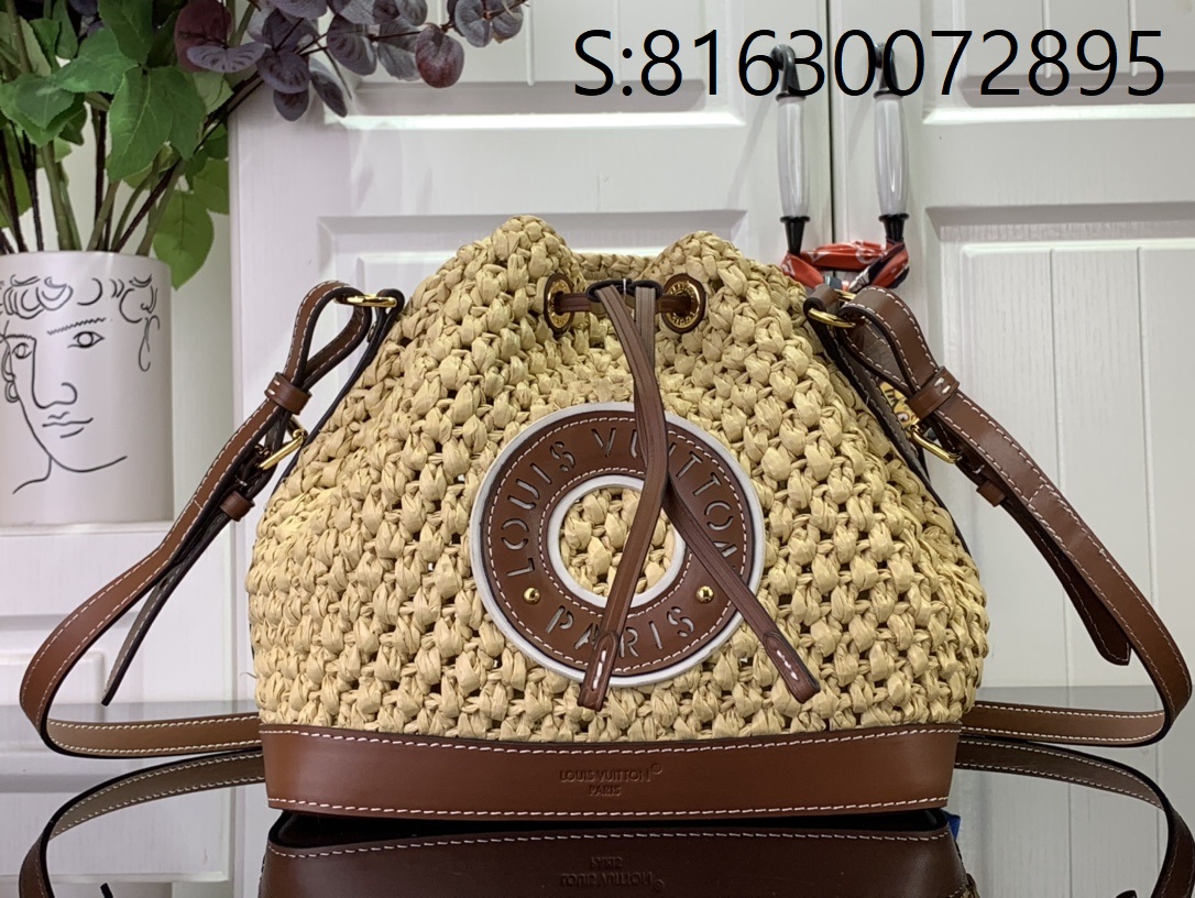 [88factory] 루이비통 노에 BB 라피아 M24722 22*24*15cm 