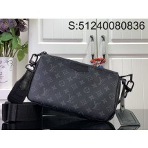 [88factory] 루이비통 포쉐트 악세수아 XL M11741 28*16.5*9cm 블랙