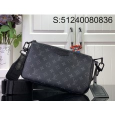 [88factory] 루이비통 포쉐트 악세수아 XL M11741 28*16.5*9cm 블랙