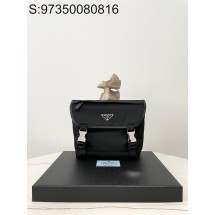 블랙프레임공장 프라다 리나일론 및 사피아노 가죽 숄더백 2VD066 20*18*10cm 블랙 