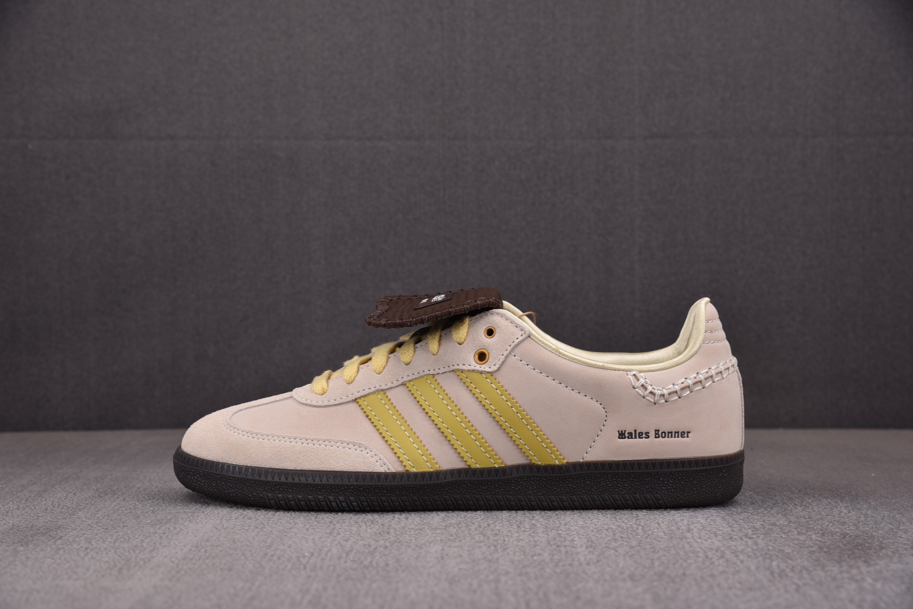【PK】Wales Bonner x AD Originals Samba Nubuck 白棕黄 ID0217 아디다스