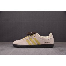 【PK】Wales Bonner x AD Originals Samba Nubuck 白棕黄 ID0217 아디다스