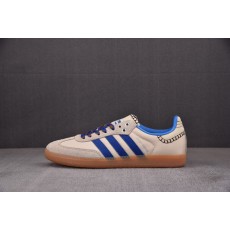 【纯原】Ad Samba Nylon Wales Bonner Wonder Clay Royal 灰白蓝 IH7756 아디다스