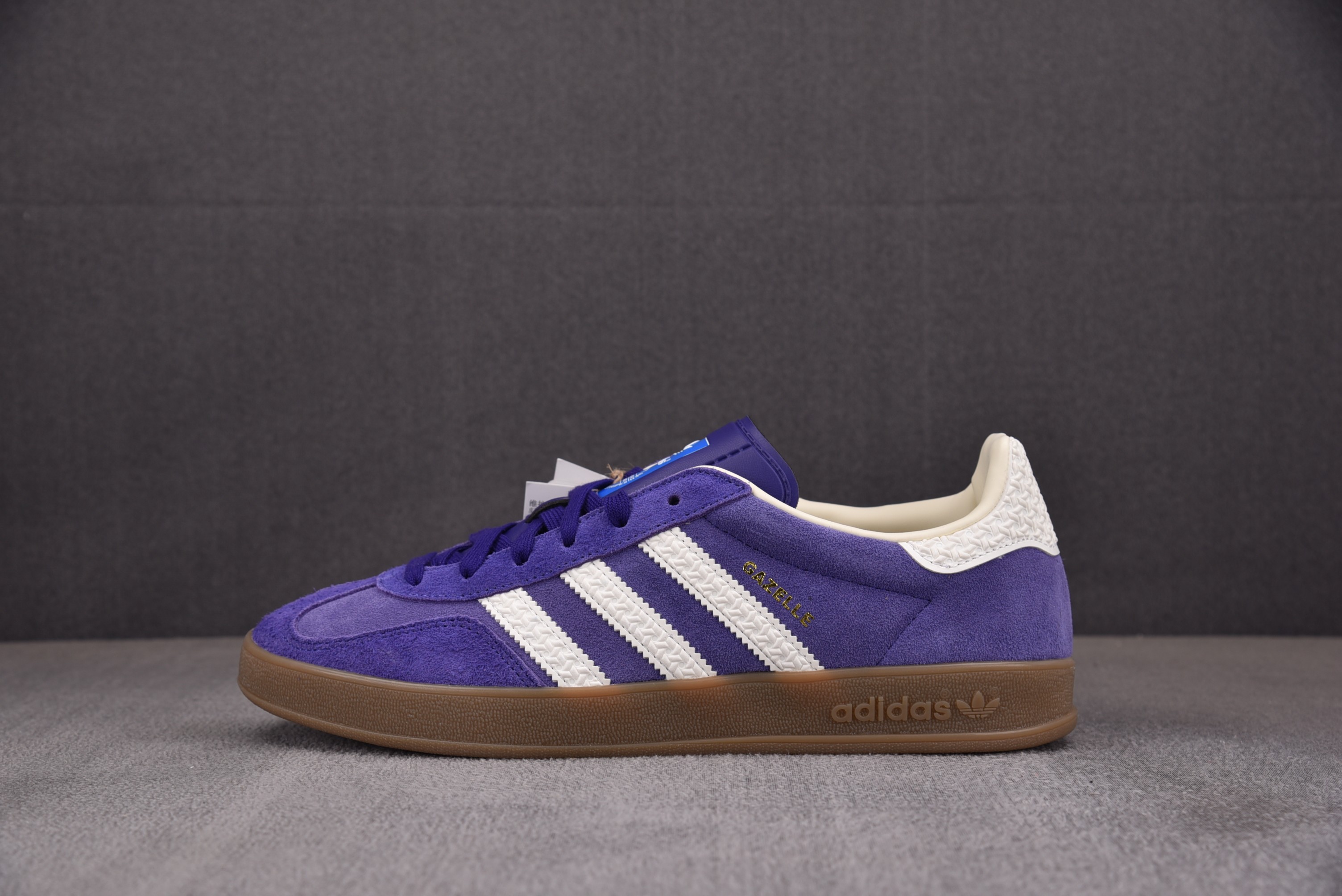 【M】AD Gazelle Indoor Purple Core White 雾霾紫 IF1806 아디다스