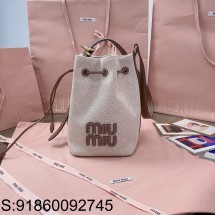[JHL] 미우미우 캔버스 버킷백 5BE090 16*22.5*14cm 