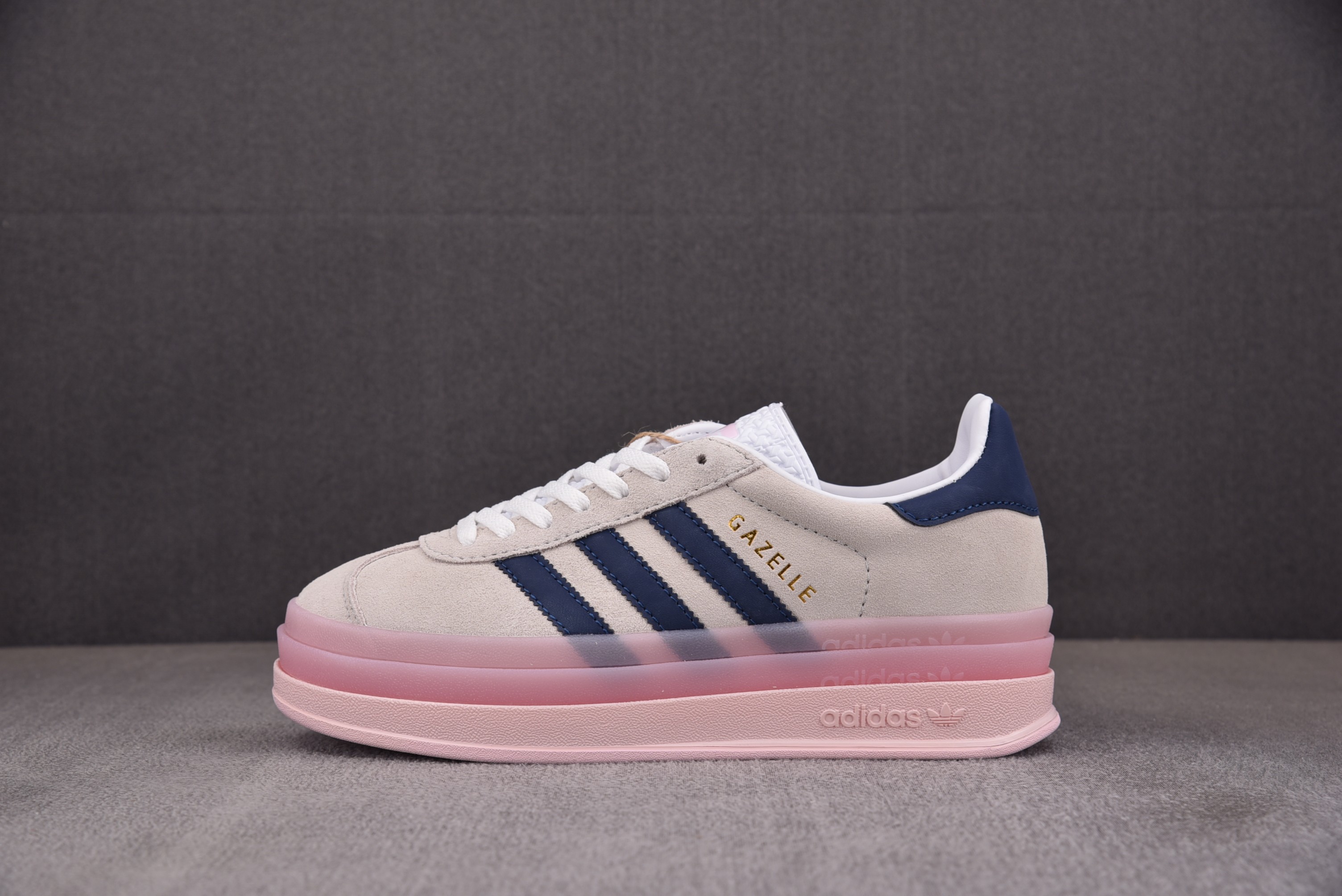 【纯原】AD Originals Gazelle Bold 灰粉 IE6508 아디다스