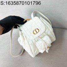 [JHL] 디올 카로 스몰 백팩 매크로까나쥬 M6302 19.5×18.5×8.5cm 화이트 