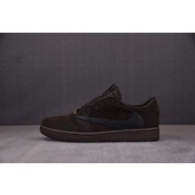 [FK]나이키 에어 조던  레트로 로우 Air Jordan 1 Retro Low OG SP Travis Scott Velvet Brown 벨벳 브라운 DM7866-202