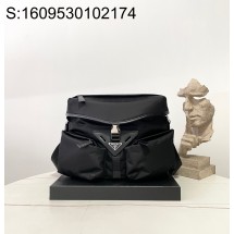 블랙프레임공장 프라다 리나일론 및 가죽 숄더백 2VD062 29*23*15cm 